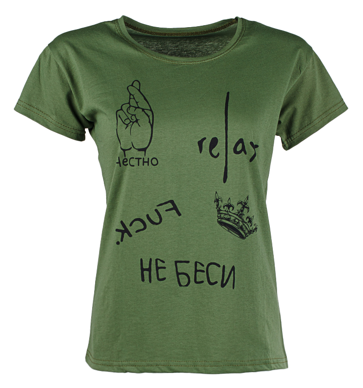 Футболка женская с принтом 252326