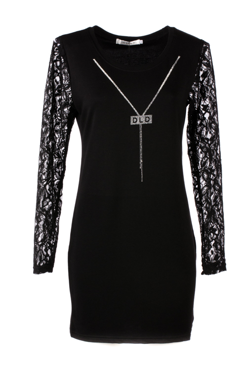 Платье женское со стразами 227892