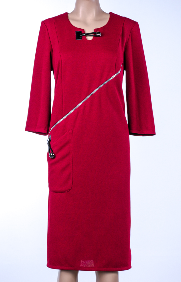 Платье женское с карманом 6059