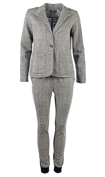 Костюм женский брючный комбинированный 2299746