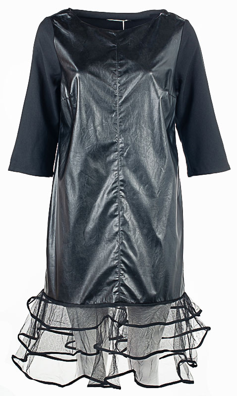 Платье женское комбинированное 250078