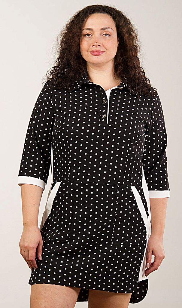 Платье женское в горох 253078