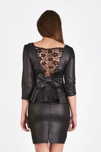 Платье женское с баской 2702 фото 2