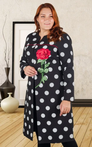 Кардиган женский в горох 252191 фото 2