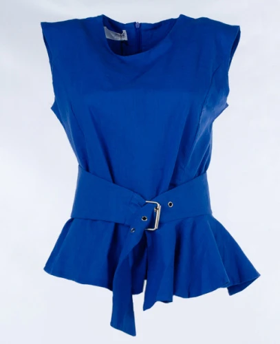 Блузка летняя с баской 248821