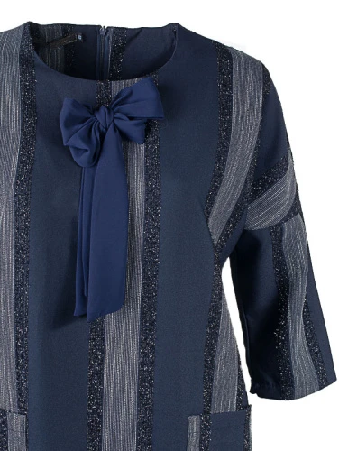 Платье женское прямое с бантом 250915 фото 3