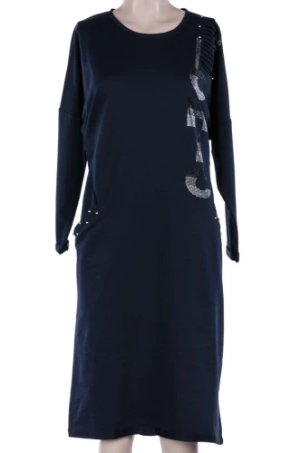 Платье женское со стразами 6088