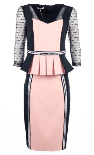 Костюм женский юбочный с пайетками 249544