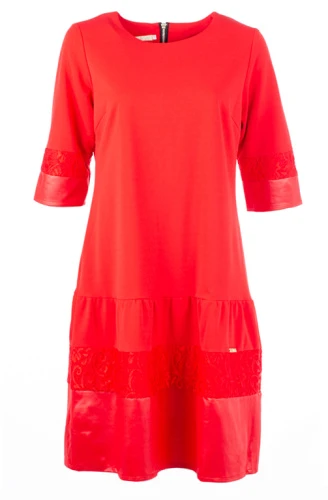 Платье женское комбинированное 249342