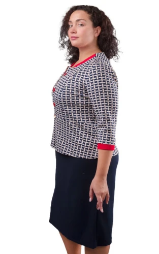 Платье женское с баской 252549 фото 2