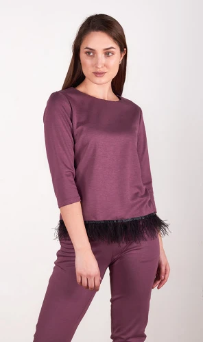 Костюм женский трикотажный с бахромой 250523