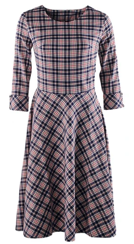 Платье женское в клетку 252512