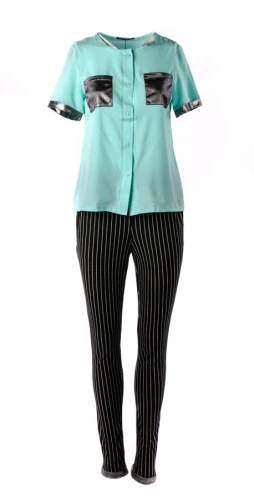 Костюм женский брючный в полоску 6916