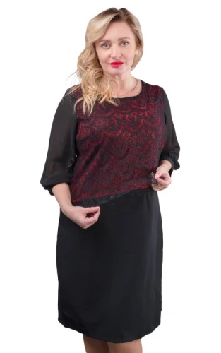 Платье женское с кружевом 252795