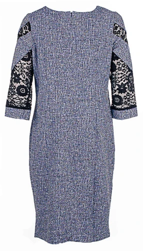 Платье женское букле с гипюром 250011 фото 3