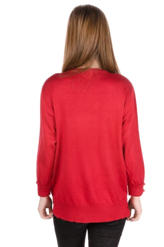 Джемпер женский с вышивкой 4810 фото 2