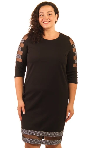 Платье женское со стразами 253418