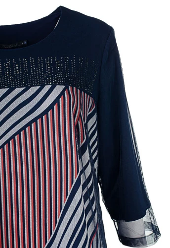 Платье женское с сеткой 250573 фото 3