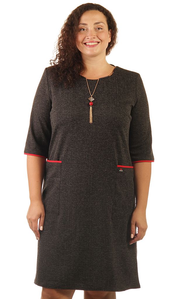 Платье женское с украшением 253467