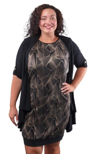 Платье женское с накидкой 248470