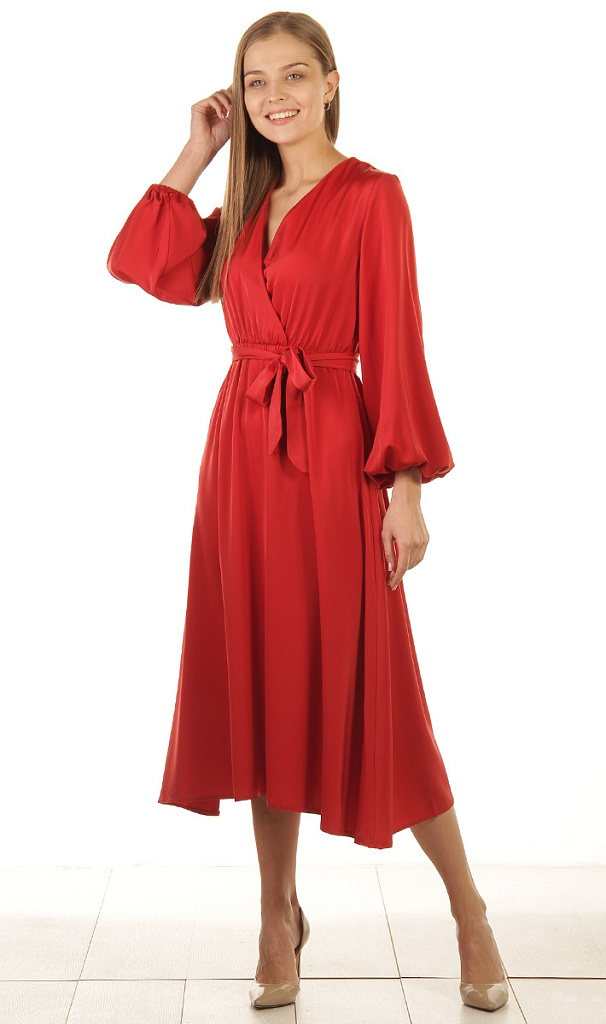 Платье женское атласное 253818