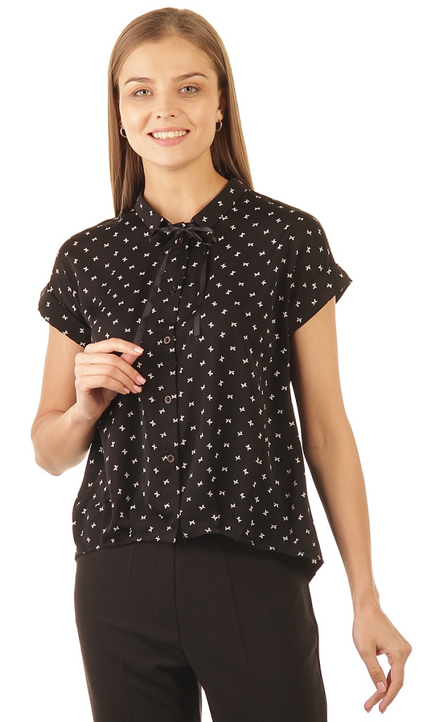 Блузка женская с лентой 253780