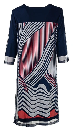 Платье женское с сеткой 250573 фото 2