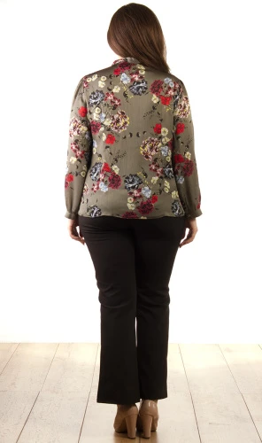 Костюм женский (блузка+брюки) 253302 фото 2