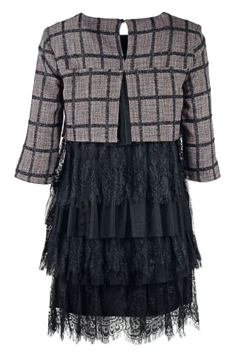 Платье женское комбинированное 250937 фото 2