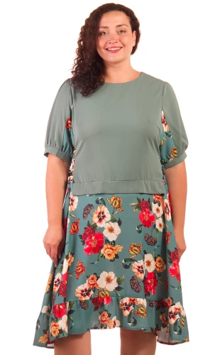 Платье женское со шнуровкой 253085