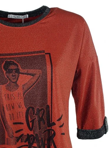 Кофта женская с люрексом 251238 фото 2