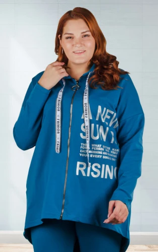 Костюм женский спортивный с принтом 252448