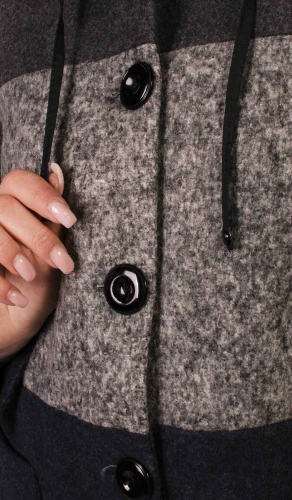 Пальто женское с капюшоном 251836 фото 3