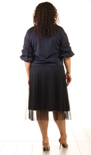 Костюм женский с юбкой плиссе 253355 фото 2