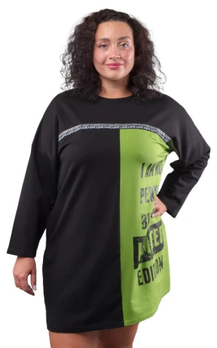 Платье-туника женское прямое 252423