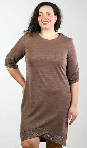 Платье женское со стразами 253070