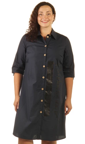 Платье-рубашка женское с принтом 253590