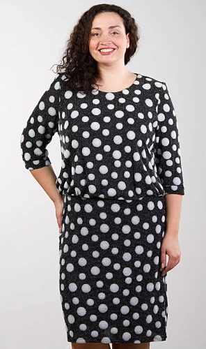 Платье женское с люрексом 253068