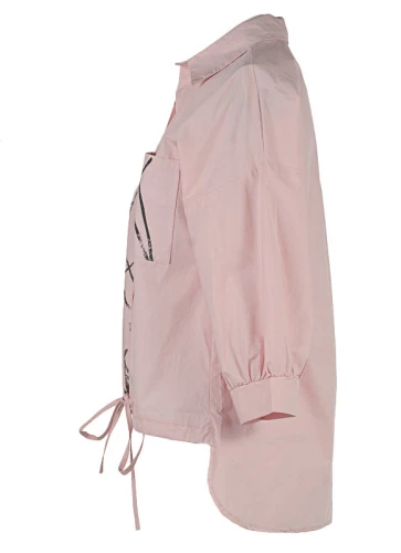 Рубашка женская асимметричная 250697 фото 3