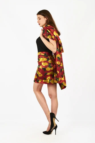 Костюм двойка женский с цветочным принтом 2411 фото 4