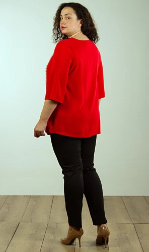 Костюм брючный с бусинами 253040 фото 3