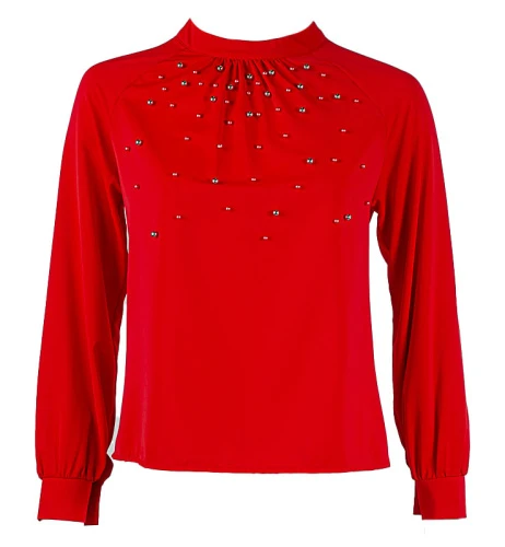 Блузка женская с бусинами 250712