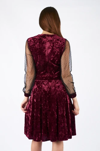 Платье женское велюр 1987 фото 2