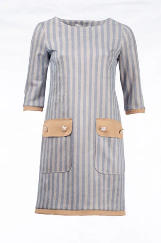 Платье женское с карманами 248537