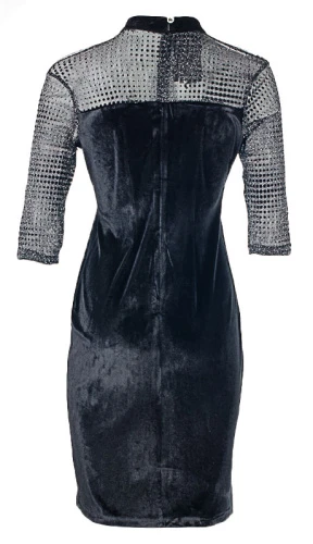 Платье женское бархатное 250431 фото 4