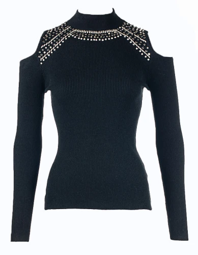 Джемпер женский с декором 250628