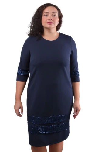 Платье женское с пайетками 252501