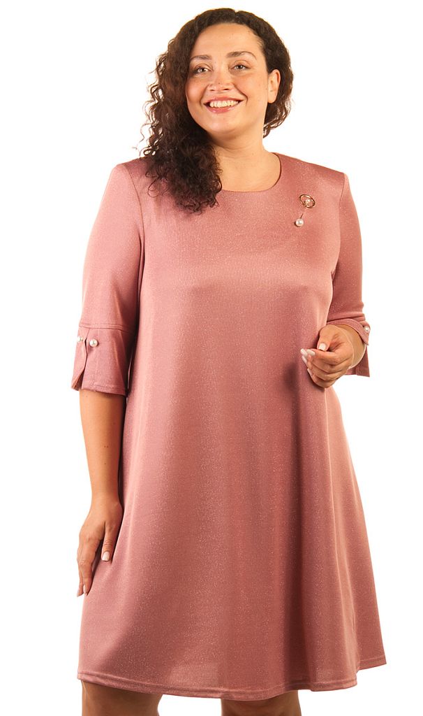 Платье женское с люрексом 253421