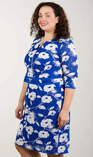 Платье женское гипюровое со стразами 253062 фото 2