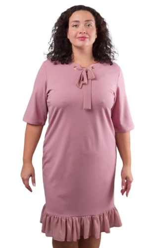 Платье женское с бантом 252564